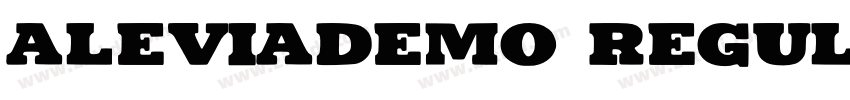 AleviaDEMO Regular字体转换
